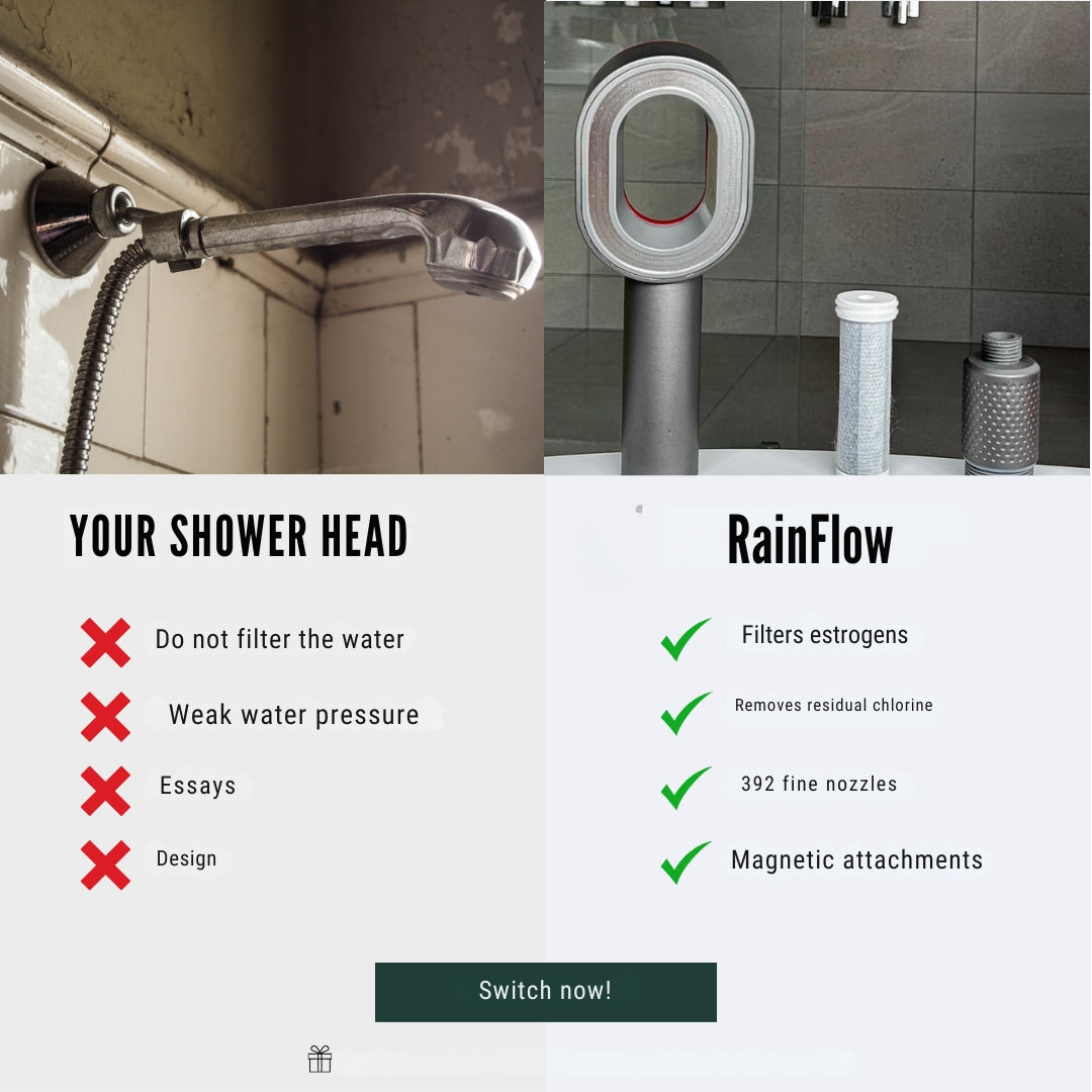 RainFlow Luxury Shower Head